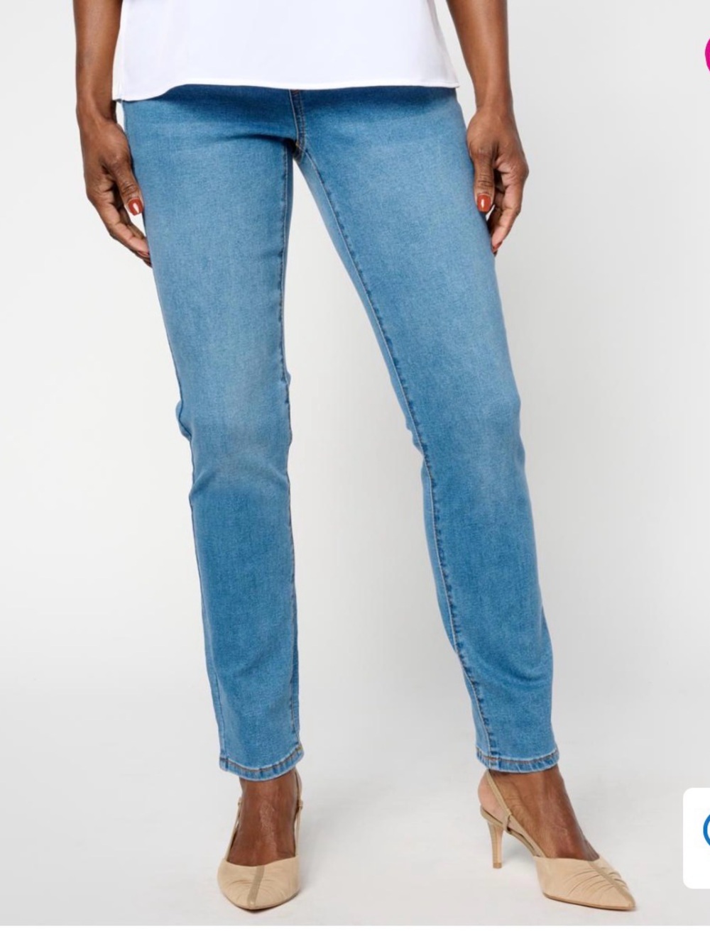 DG2 Diane Gilman Legacy Stretch Denim Comfort Waist Jeggings
